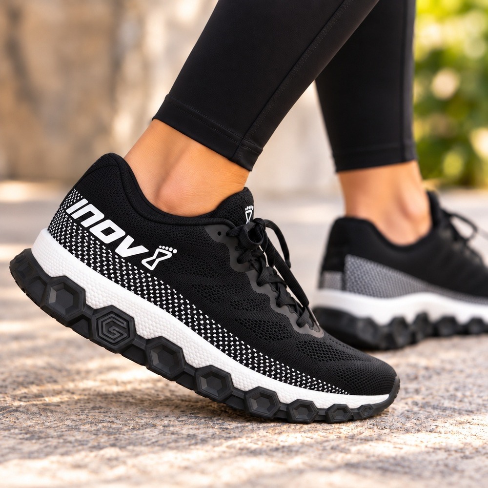 Inov-8 F-Lite Fly G 295 Womens 9 Black White Training Running Shoes 000962-BKWH